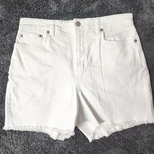 Lauren Ralph Lauren NWOT Women's Cut Off HI‎ Rise White Shorts Size 10